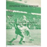 TOTTENHAM - CELTIC 1966 Match programme from the Canadian Tour in Vancouver, 4/6/66, Tottenham v