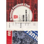 FA CUP 3/4 PLAY-OFFS Complete set of 5 programmes 1970 - 1974. 1970 At Arsenal, Watford v Manchester