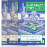 BLACKBURN Forty six Blackburn home programmes, 24 x 58/9, 10 x 60/61, 6 x 61/2, 5 x 62/3 and 1 x