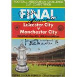 MANCHESTER CITY Official programme for the 1969 FA Cup Final – Manchester City v Leicester City,