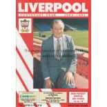 1991/2 FA CUP RUN TO THE FINAL All 17 programmes for Liverpool and Sunderland in their FA Cup run.