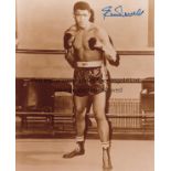 BOXING Eight signed photographs of boxing champions, measuring 8" x 10". Signed photographs