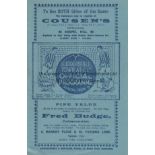 HUDDERSFIELD - SHEF WED 1928-29 Huddersfield home programme v Sheffield Wed, 2/4/1929, the game