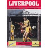1988/9 FA CUP RUN TO THE FINAL All 14 programmes for Liverpool and Everton in their FA Cup run.