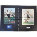 FOOTBALL AUTOGRAPHS A large A3 hardback folder with 92 pages each of which has a magazine picture