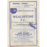 WEALDSTONE - RAF 1941 Twelve page Wealdstone home programme as their Reserves played a RAF side,