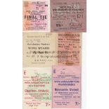 WOLVES - CUP 1960 Tickets from six of the seven games played by Wolves when they won the FA Cup in