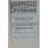 LIVERPOOL - MAN UTD 1920-21 Liverpool home programme v Manchester United, 9/2/1921, ex bound volume,