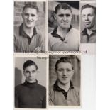 WOLVES Five postcard photographs of Wolves players issued by Wilkes, players are Crook,