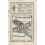 HEREFORD UTD - NEWPORT 50 Hereford United home programme v Newport County, 9/12/50, Cup 2nd Round,