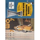 WOLVES - UEFA CUP 71-2 Seven programmes from Wolves UEFA Cup run 71-2 including both legs of the