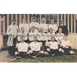 PRESTON NORTH END Colour team group postcard from the early 1900's printed in Saxony, Grosvenor