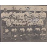 ENGLAND 1960 Black/white magazine picture of England 1960, approx 5" x 4" and signed by Howe,