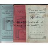 SOUTH LONDON SCHOOLS F.A. Three Handbooks 1904/5 slightly marked, 1910/11, slightly worn and 1914/