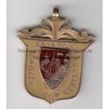 BRISTOL ROVERS MEDAL Gold hall-marked medal, Bristol Charity Cup 1919/20 , engraved on back, 1919-