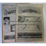 DAILY GRAPHIC Three copies of the Daily Graphic newspaper dated 18/2/1907, 1/4/1907 and 5/4/1909.
