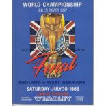 1966 WORLD CUP FINAL Official, original issue programme for the 1966 World Cup Final, England v West