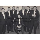 BOXING Original press photograph measuring 12" x 9" showing a collection of British Heavyweight