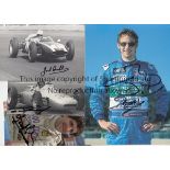 MOTOR RACING Various postcards signed by Formula 1 drivers Jody Scheckter, Jack Brabham, Brookes,