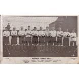 POSTCARD Postcard of the Preston North End team of 1923/24. Fair to generally good