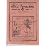 TOTTENHAM - BLACKBURN 1927 Tottenham home programme v Blackburn, 15/10/1927, two pencil tip punch