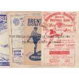 1948/49 B-L A collection of 12 programmes from the 1948/49 season Bournemouth v Newport County (