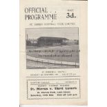 ST MIRREN - CELTIC 54 St Mirren home programme v Celtic, 6/11/54, pencil score on cover, slight