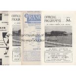 SCOTTISH FOOTBALL PROGRAMMES Approximately 60 programmes from 1960's onwards including home and away