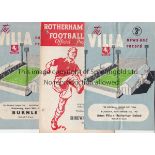 LEAGUE CUP 1960/61 Programmes for 2 Semi Finals and the Final in the first season of the League Cup.