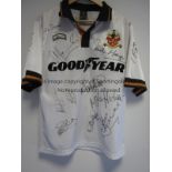 WOLVES LEGENDS Signed Wolves short sleeve away shirt signed by Wolves players including legends