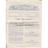 KILMARNOCK - QUEEN of the SOUTH 54 Kilmarnock home programme v Queen of the South, 11/12/54,