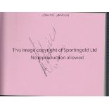 CRICKET AUTOGRAPHS An album containing 24 signatures including John Edrich, Fred Titmus, Kim Hughes,