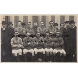 POSTCARD Postcard of the Liverpool team of 1916/17. Generally good