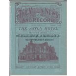 ASTON VILLA - EVERTON 1927-28 Villa home programme v Everton, 10/12/1927, Everton title season, ex
