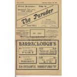 BRADFORD CITY - FULHAM 1932 Bradford City home programme v Fulham, 27/8/1932, slight fold. Good