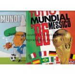 WORLD CUP 86 Two World Cup 86 guides to the Tournament in Mexico, "Tutto Mundial Messico 86 (80