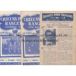 QPR A collection of 14 Queen's Park Rangers home programmes 1947-1958 - Mansfield 1947/48 (ph),