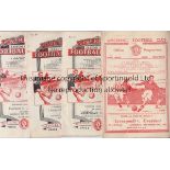 LIVERPOOL 50s Collection of seventeen programmes involving Liverpool, all 1950s, 4 x homes, v