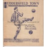 CUP SEMI-FINAL 1937 Official programme, Sunderland v Millwall, FA Cup Semi-Final at Huddersfield,