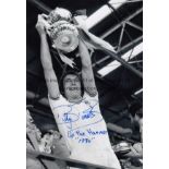 WEST HAM - SIGNED PHOTOS Three autographed photographs, featuring individual images of Billy