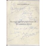 ARSENAL / BOBBY MOORE / AUTOGRAPHS Scarce George Armstrong Testimonial brochure of the Dinner & Ball