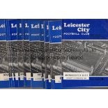 LEICESTER CITY 67-68 Set of 24 Leicester home programmes, 67/8, 21 x League and 3 x FA Cup, slight