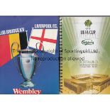 LIVERPOOL Sixty page UEFA Event Guide for the 2001 UEFA Cup Final in Dortmund, Liverpool v Alaves