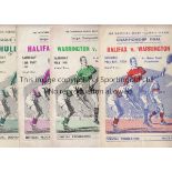 RL CHAMPIONSHIP FINALS Six official programmes, Rugby League Championship Finals, 1954-59 inclusive,