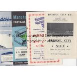 BRITISH - FOREIGN Thirty four programmes, 32 of which are British clubs v Foreign clubs 50s and 60s,