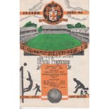 WOLVES YOUTH - WEST HAM 53/4 Wolves full size home programme for Youth Cup Semi-Final v West Ham