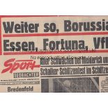 1967 BORUSSIA DORTMUND v WEST HAM , Borussia Dortmund v West Ham, SSV Hagen v Derby County ''Sport