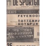 1974 UEFA CUP FINAL 2ND LEG De Sportgids newspaper programme for the match in Rotterdam, Feyenoord