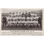 POSTCARD Postcard of the Bolton Wanderers team of 1914/15. Generally good