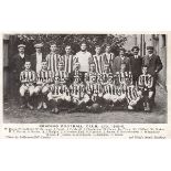 POSTCARD Postcard of the Reading team of 1910/11. Generally good